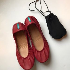 Cardinal Red Tieks Size 7